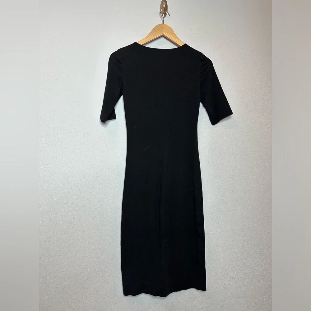 Diane Von Furstenberg Elegant Black Dress size P - Picture 4 of 7